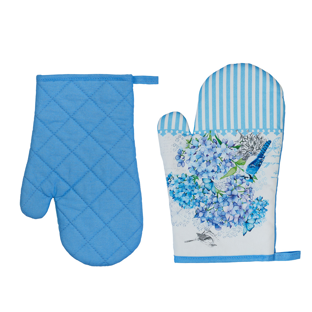 PROVANCE Гортензия Прихватка-варежка, 100% хлопок, 17х28см, арт.№ 488-078