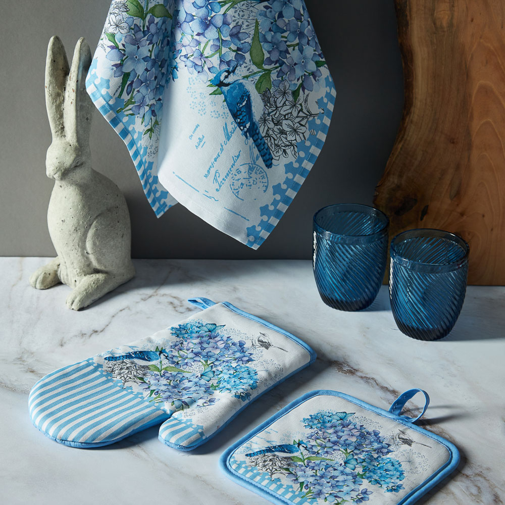 PROVANCE Гортензия Прихватка-варежка, 100% хлопок, 17х28см, арт.№ 488-078