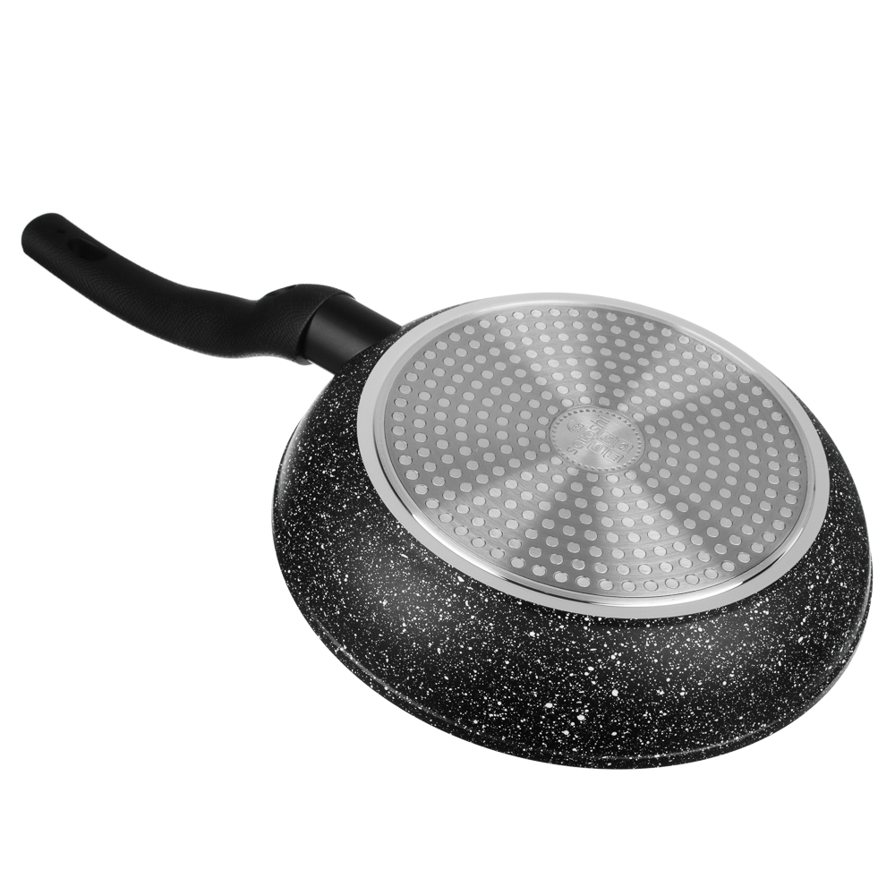 SATOSHI Мелен Набор сковород литых 3пр, d=20,24,28см, антипригарное покрытие мрамор, индукция, арт.№ 846-504