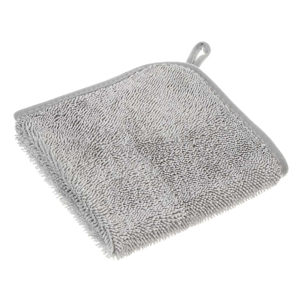 Салфетка для уборки с ворсом тм VETTA, с петелькой, 30x30 см, микрофибра 500г/м2, 2 цвета, арт.№ 448-388