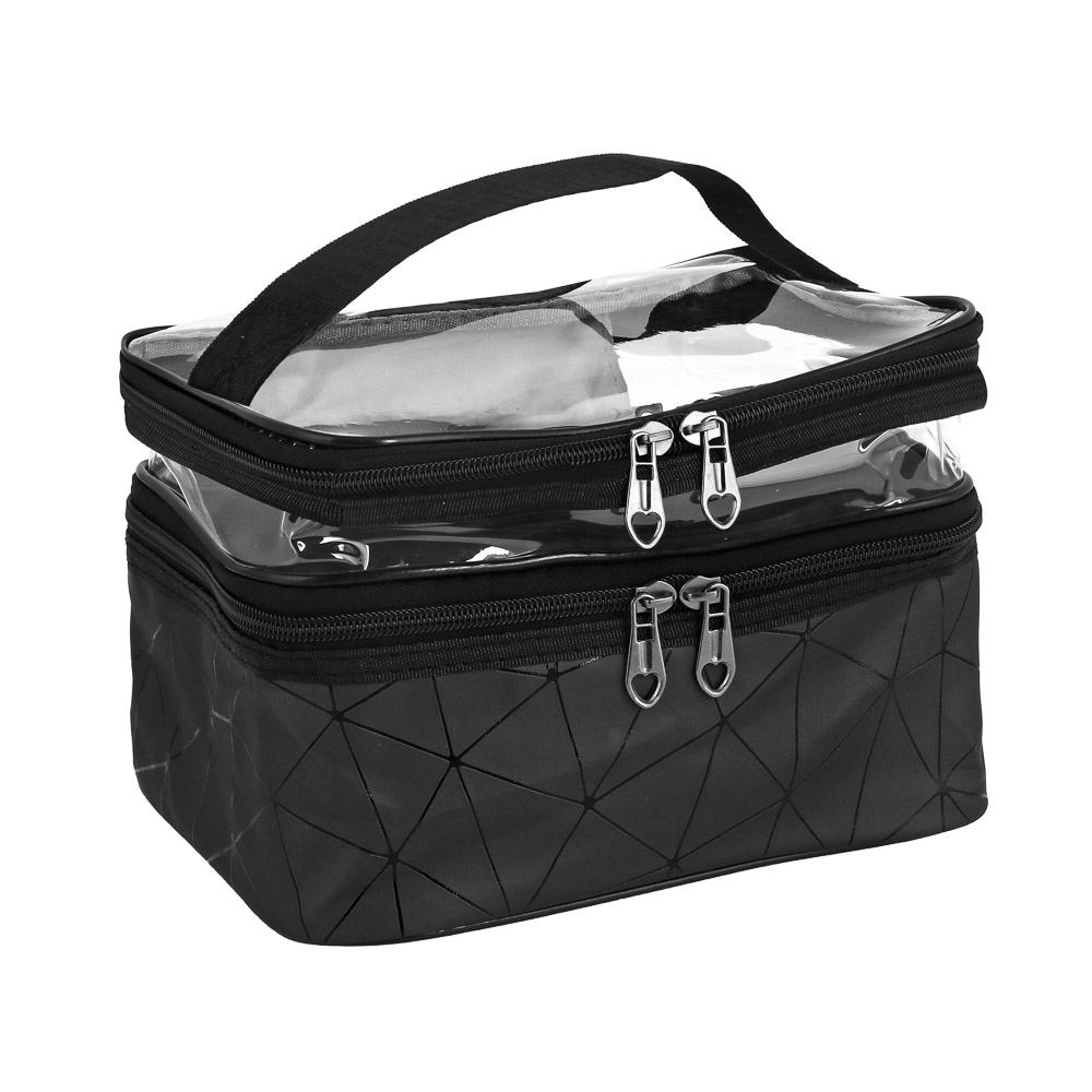 ЮL Косметичка двойная 23x16x16см, ПВХ, 3 цвета, арт.№ 327-306