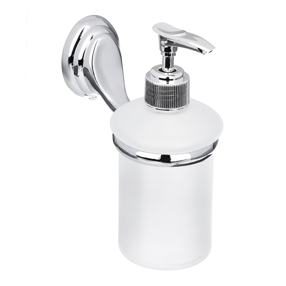 SonWelle Дозатор настенный с креплением, хром, стекло, арт.№ 555-005