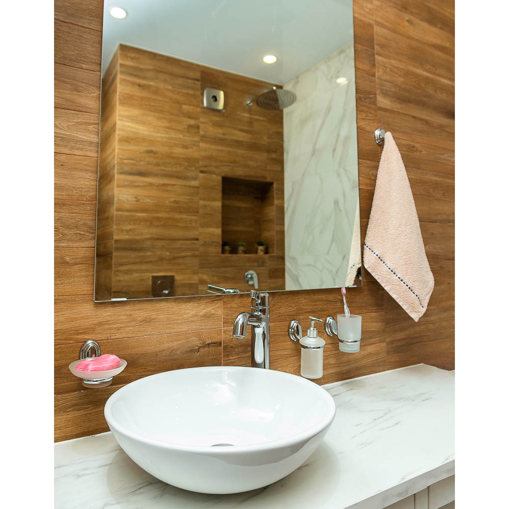 SonWelle Дозатор настенный с креплением, хром, стекло, арт.№ 555-005