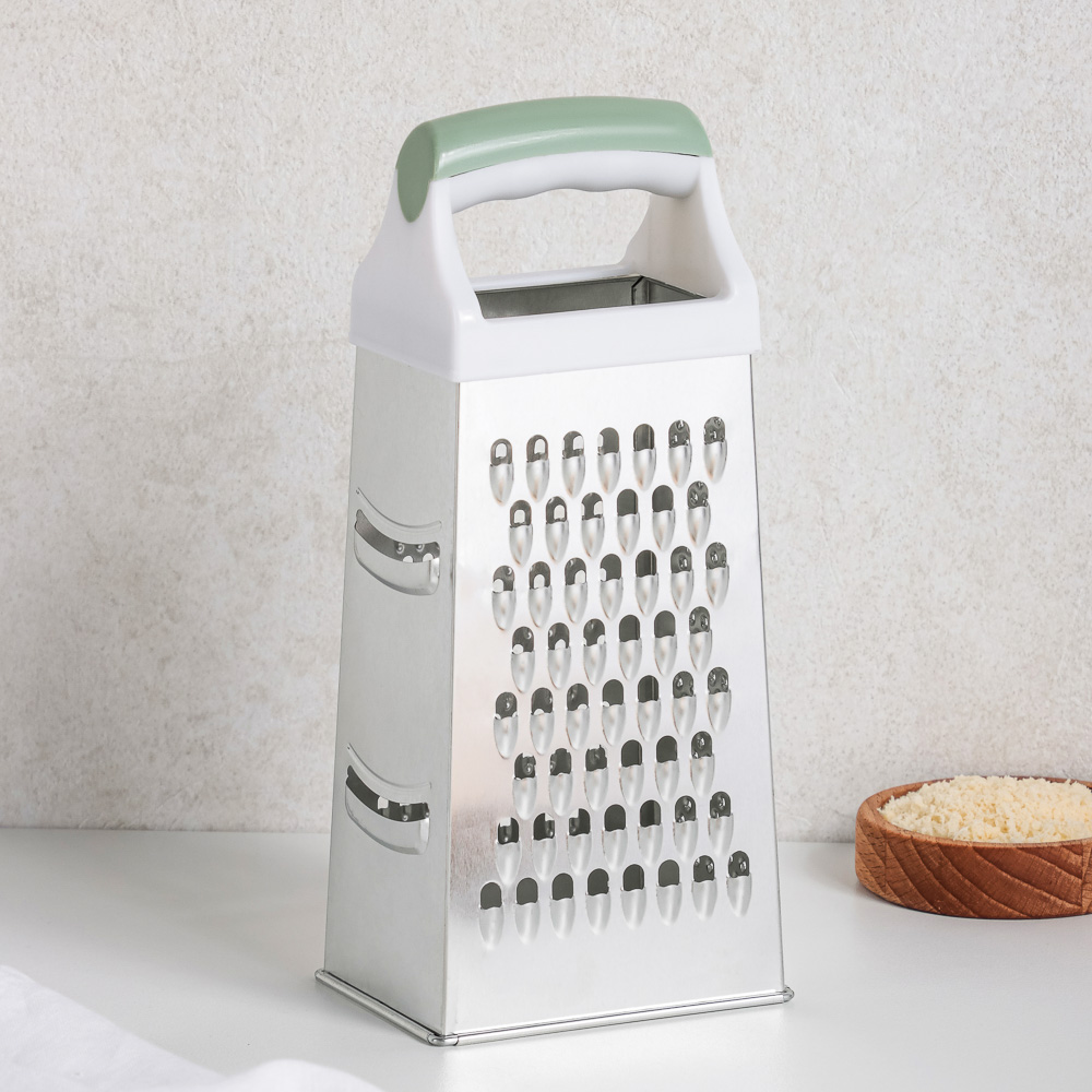 VETTA Терка 4-х сторонняя 22см, жесть, полипропилен, арт.№ 885-521