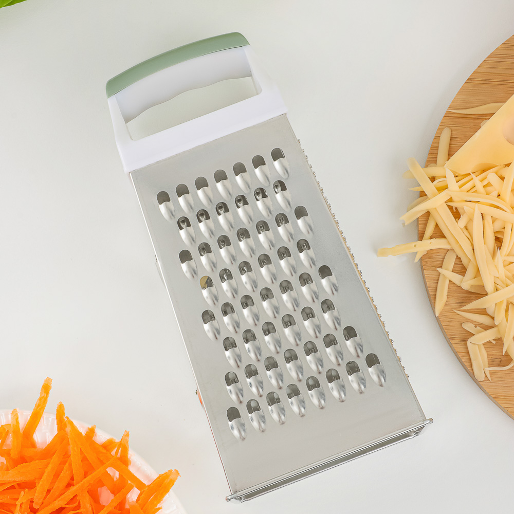 VETTA Терка 4-х сторонняя 22см, жесть, полипропилен, арт.№ 885-521