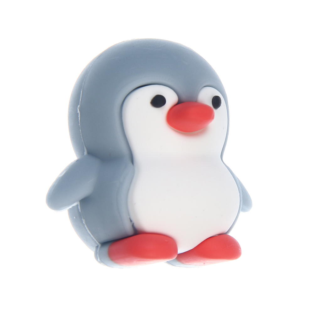 Ластик "Пингвин" в пластиковом боксе, 4х3х3,7см, ТПР, 3 вида, шоу-бокс, арт.№ 607-083