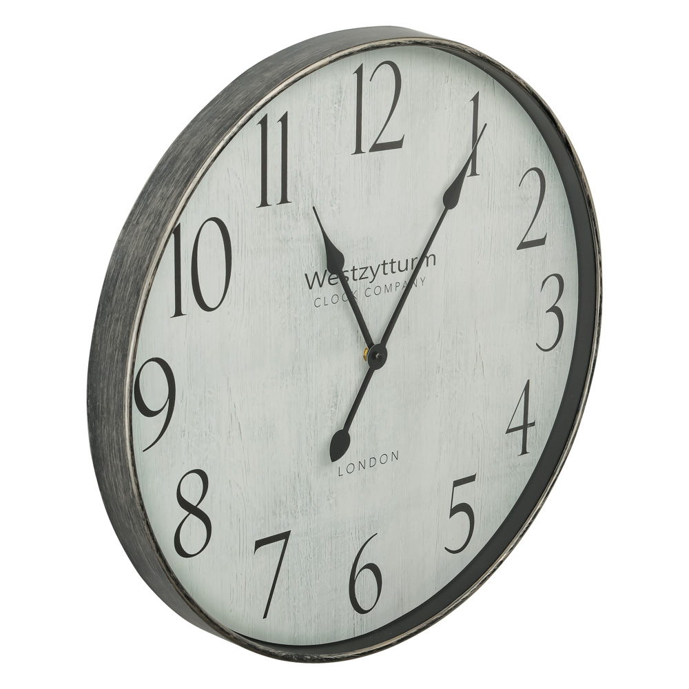 LADECOR CHRONO Часы настенные, пластик, 50,6x50,6x5 см, 1xAA, цвет серый, арт.2, арт.№ 581-965