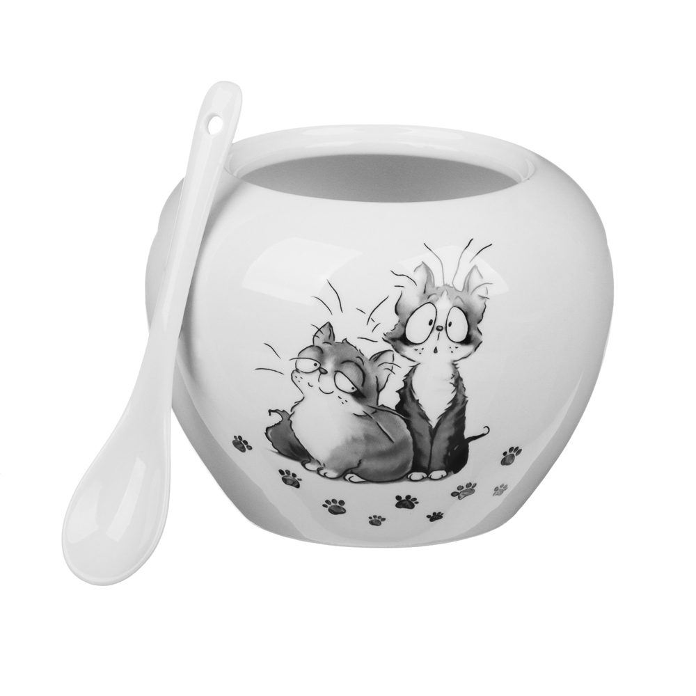 MILLIMI Озорные коты Сахарница, 500мл, керамика, арт.№ 824-504