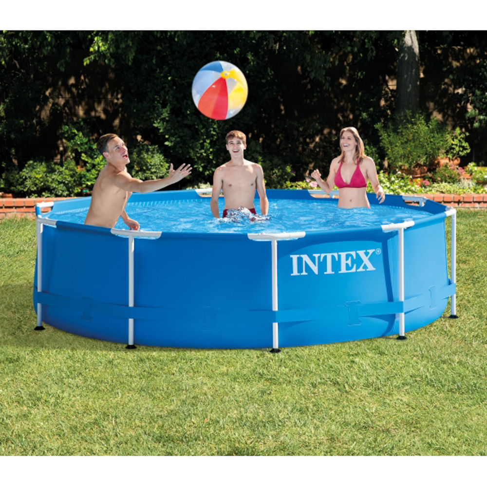 INTEX Бассейн каркасный Metal Frame 305x76см 4485л, 28200NP, арт.№ 359-344