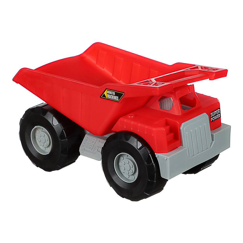 ИГРОЛЕНД Игрушка самосвал большой, пластик, 15x26x15 см, 4 дизайна, для детей 3+, арт.№ 292-464