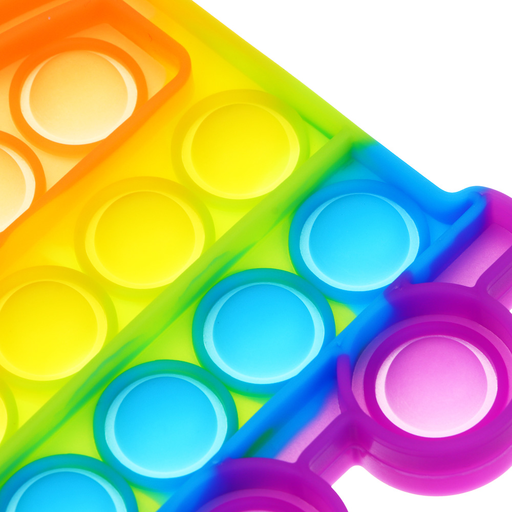 ИГРОЛЕНД Антистресс-головоломка POPIT, силикон, 12-17см, 6 дизайнов, арт.№ 214-039