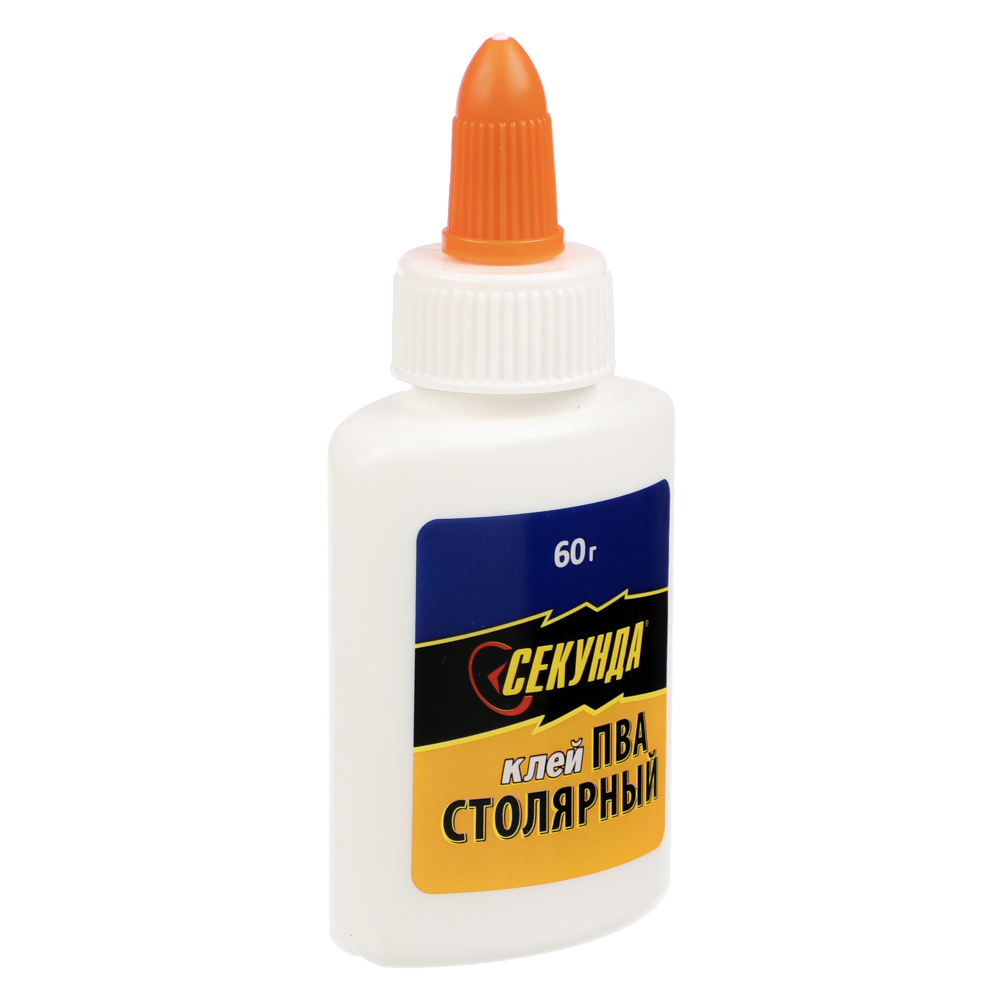 Клей столярный "Секунда" 60г, на индивидуальном блистере, 403-073, арт.№ 469-196