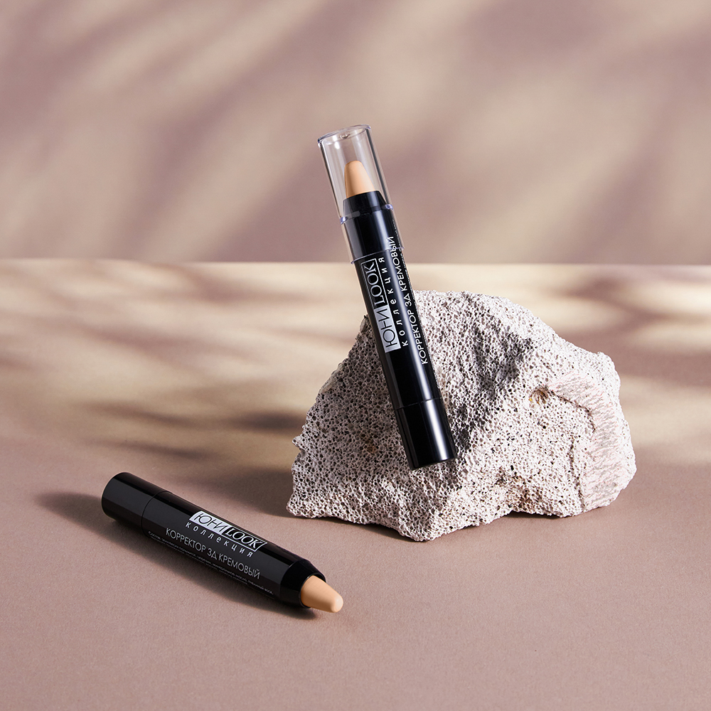 ЮНИLOOK Корректор 3Д кремовый для лица в стике 2,7г, Тон 02, арт.№ 330-062