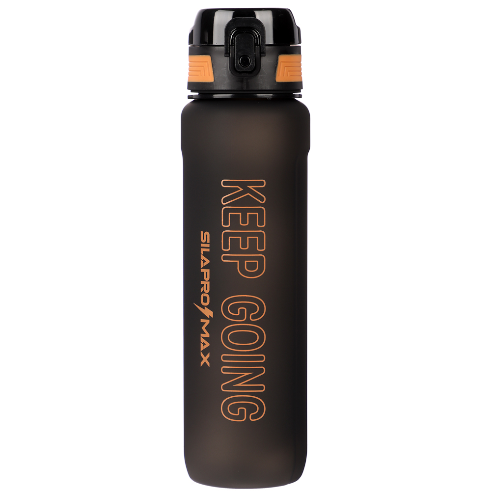 SILAPRO MAX Бутылка спортивная с замком, BLACK, 900мл, PC, арт.№ 088-040