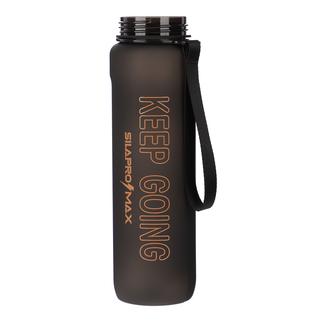 SILAPRO MAX Бутылка спортивная с замком, BLACK, 900мл, PC, арт.№ 088-040