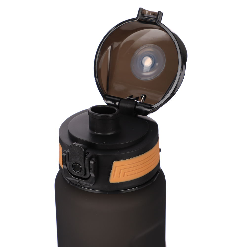 SILAPRO MAX Бутылка спортивная с замком, BLACK, 900мл, PC, арт.№ 088-040