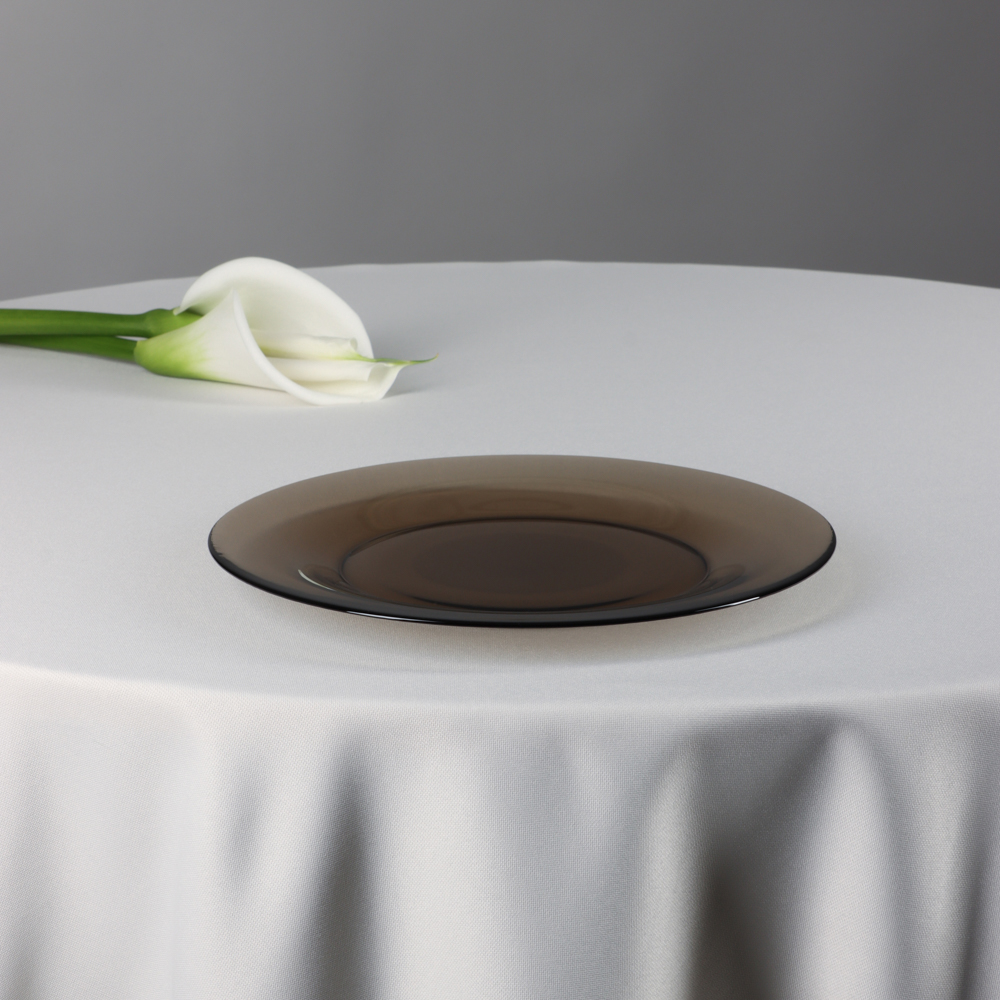 Luminarc Эклипс Амбьянте Тарелка обеденная 25 см, дымчатое стекло, арт.№ 877-337