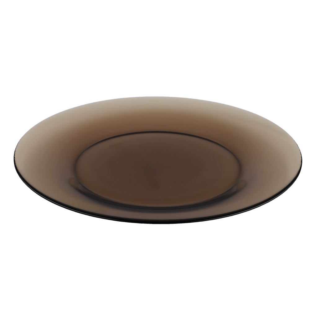 Luminarc Эклипс Амбьянте Тарелка обеденная 25 см, дымчатое стекло, арт.№ 877-337