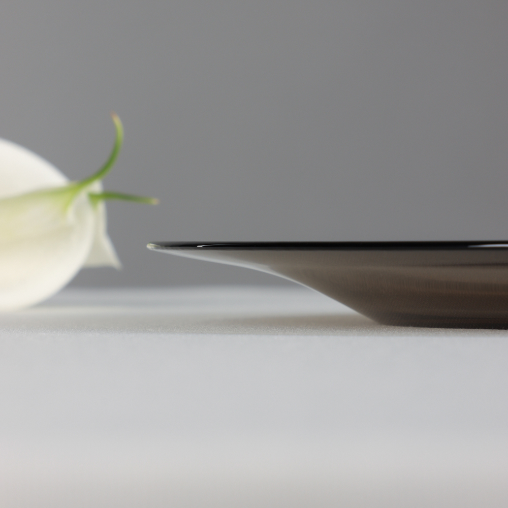 Luminarc Эклипс Амбьянте Тарелка обеденная 25 см, дымчатое стекло, арт.№ 877-337