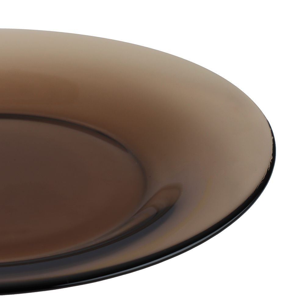 Luminarc Эклипс Амбьянте Тарелка обеденная 25 см, дымчатое стекло, арт.№ 877-337