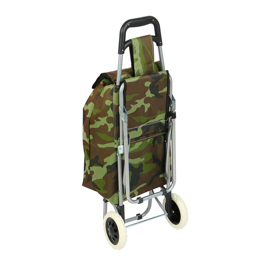 VETTA Тележка+сумка со стулом, сумка до 30кг, 31л, стул до 120кг, 44x94x26см, брезент, колеса d16см, арт.№ 467-220