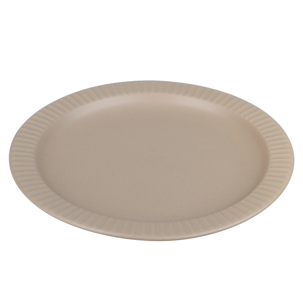 Тарелка закусочная Лусия тм MILLIMI, 21,3см, фарфор, кофейный, арт.№ 816-265