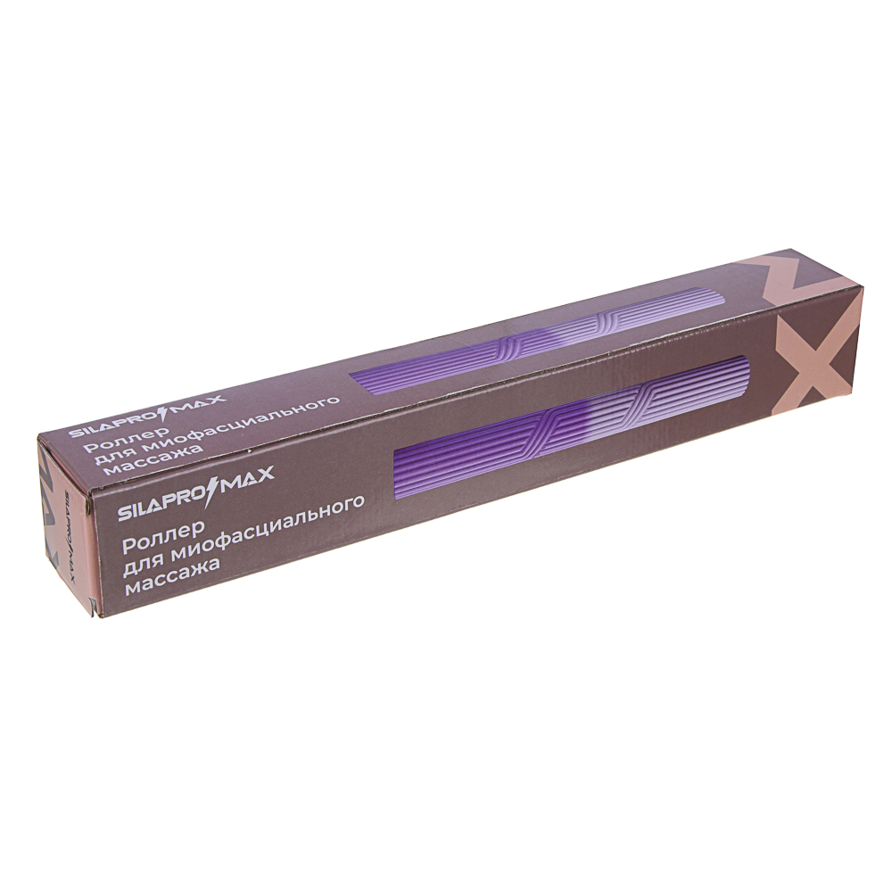SILAPRO MAX Роллер для миофасциального массажа, 32х3.6см, силикон, арт.№ 192-018