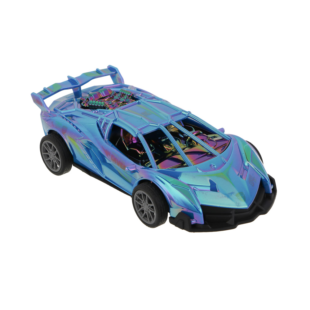 ИГРОЛЕНД Машина инерционная "Ночной дрифт", PP, 15,5х7,5х4 см, 4 дизайна, арт.№ 292-482