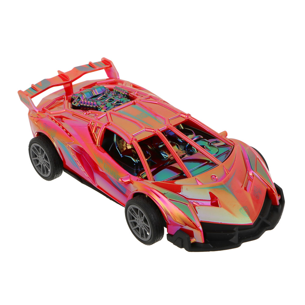 ИГРОЛЕНД Машина инерционная "Ночной дрифт", PP, 15,5х7,5х4 см, 4 дизайна, арт.№ 292-482