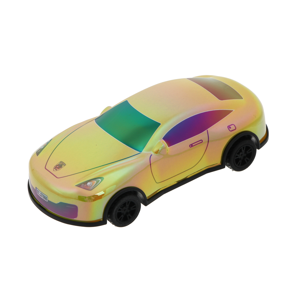 ИГРОЛЕНД Машина инерционная "Спорткар", металл, PP, 12х5,5х4 см, 6 дизайнов, арт.№ 292-485