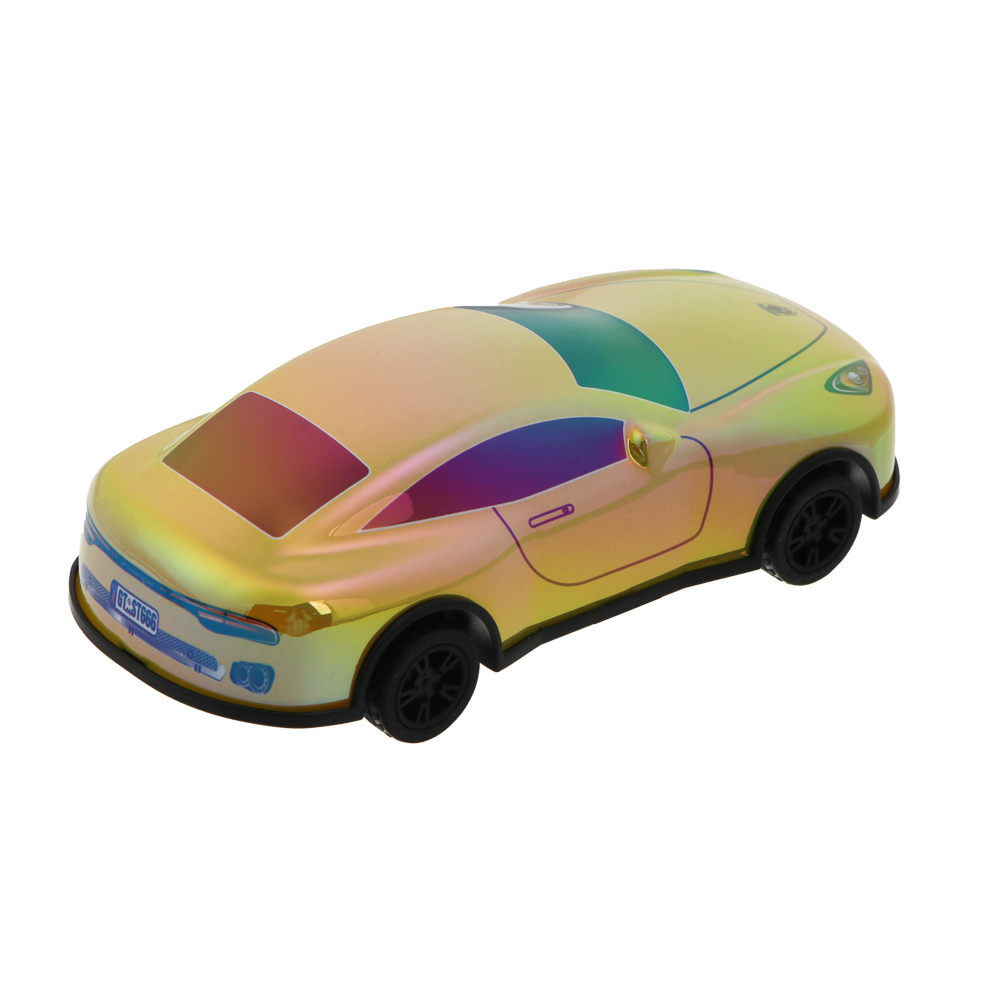 ИГРОЛЕНД Машина инерционная "Спорткар", металл, PP, 12х5,5х4 см, 6 дизайнов, арт.№ 292-485