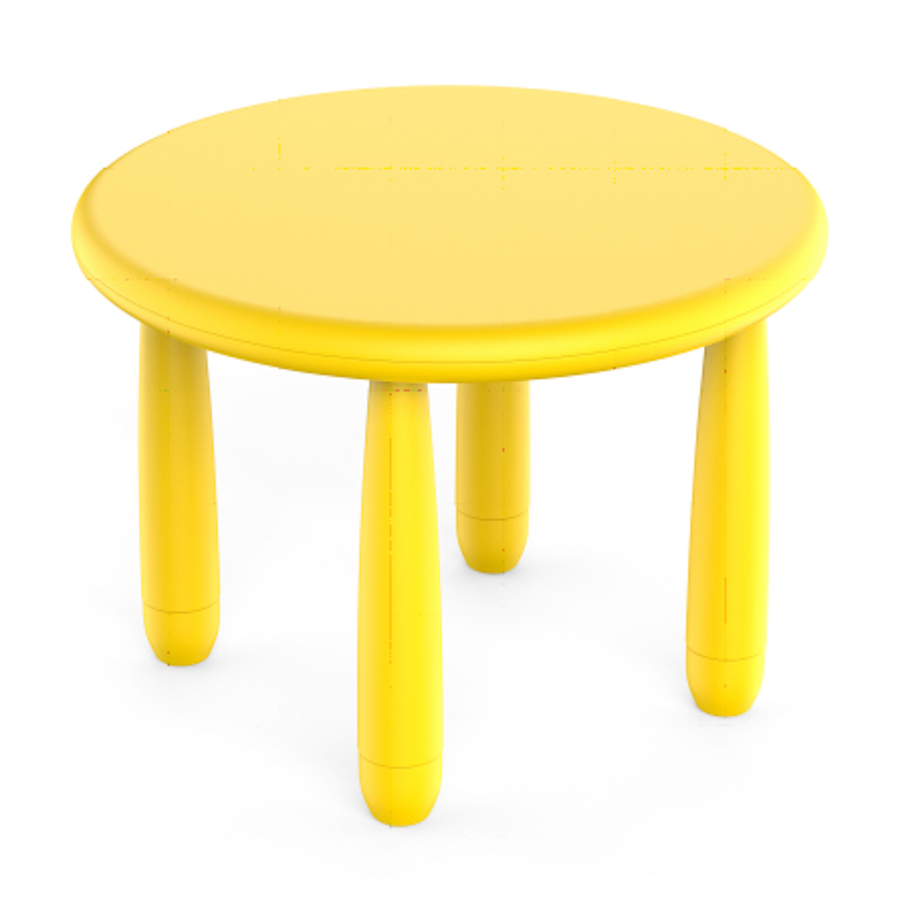 Стол детский TINI 65x65x40см желтый, пластик, арт.№ 175-023