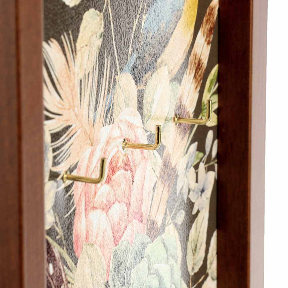 Ключница открытого типа, 5 крючков, МДФ, 33х26х1,5см, 6 дизайнов, арт.№ 510-171