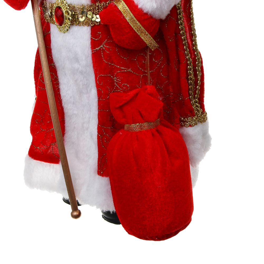 СНОУ БУМ Дед Мороз 42 см, красный, PVC, полиэстер, арт.№ 140-112