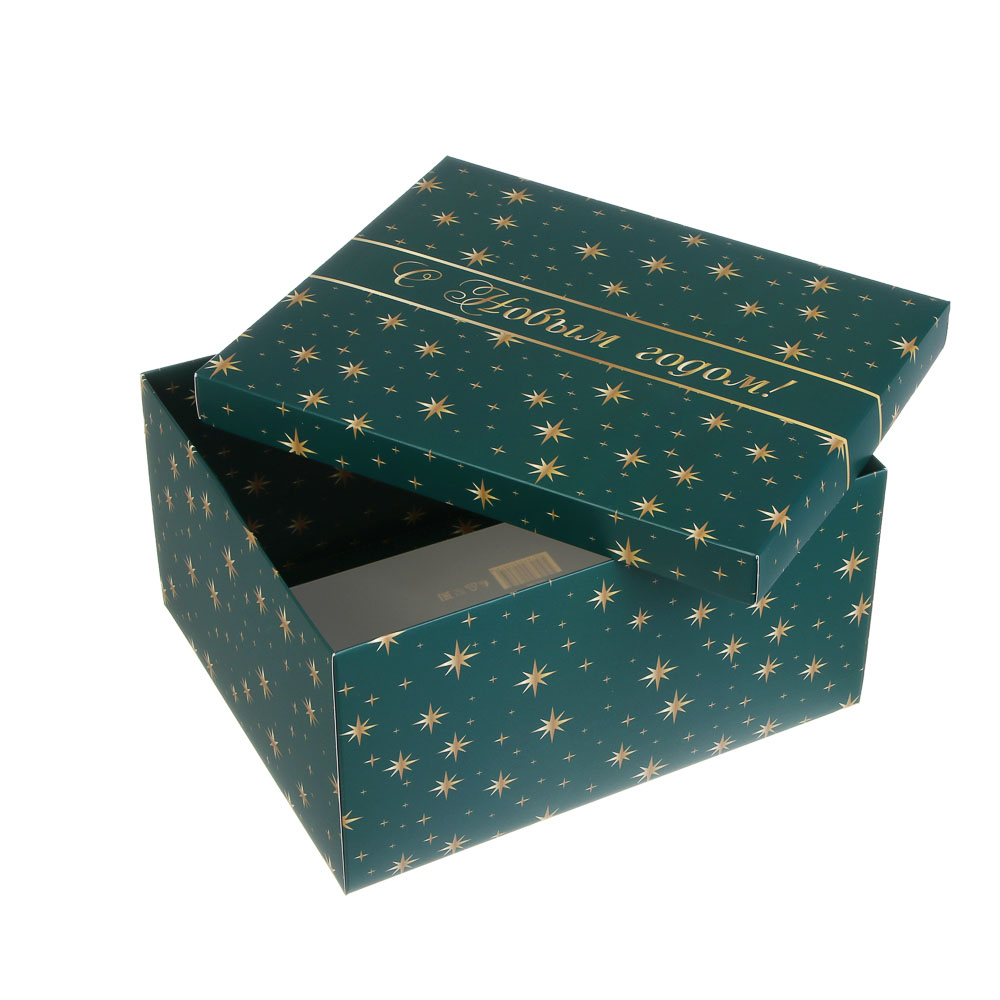 Коробка складная, 31,2x25,6x16,1 см, бумага, 5 дизайнов, арт.№ 207-231