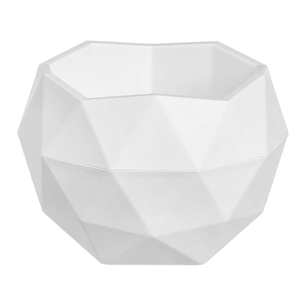 Кашпо "Топаз" 0,45л, белый, арт.№ 164-019