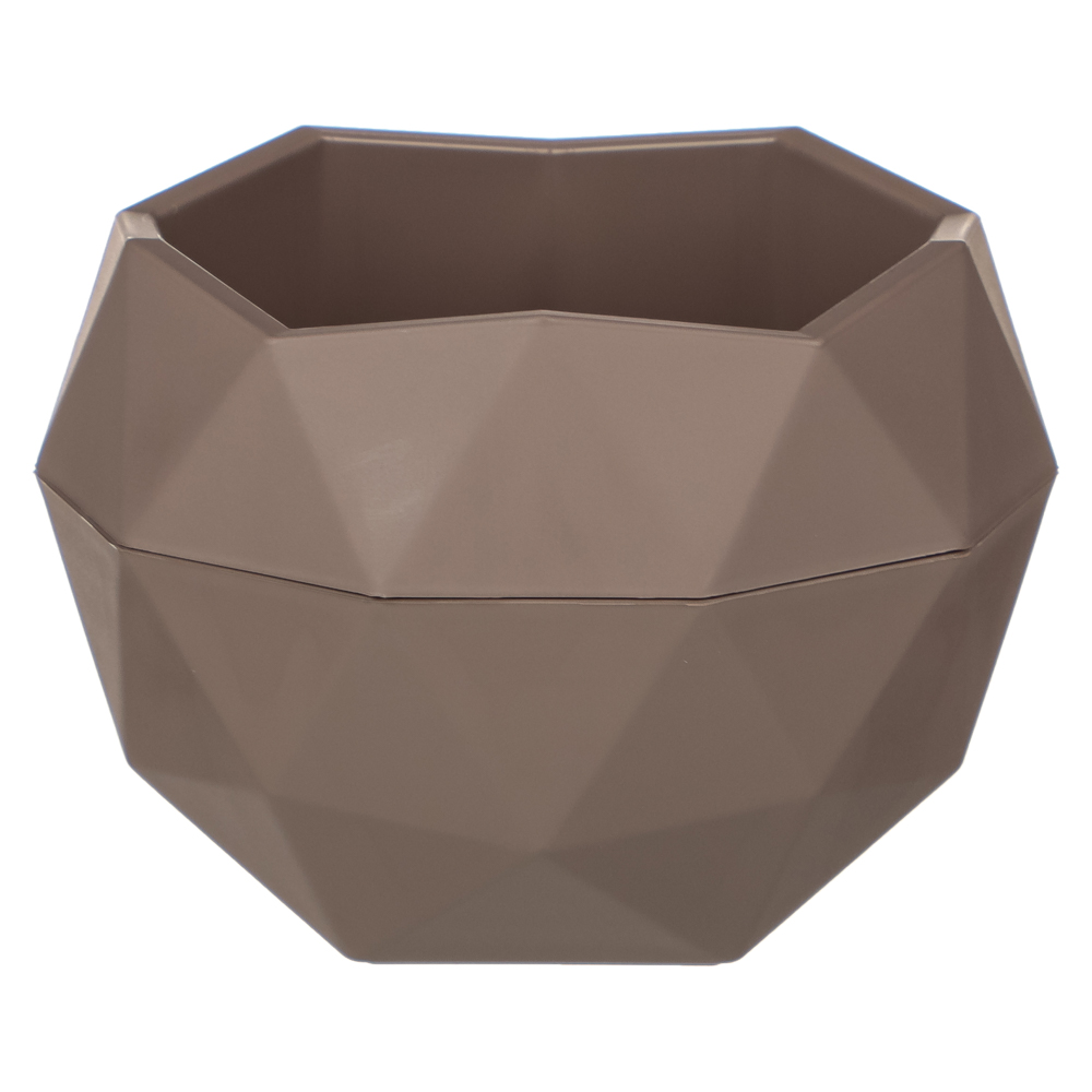 Кашпо "Топаз" 0,45л, мокко, арт.№ 164-020