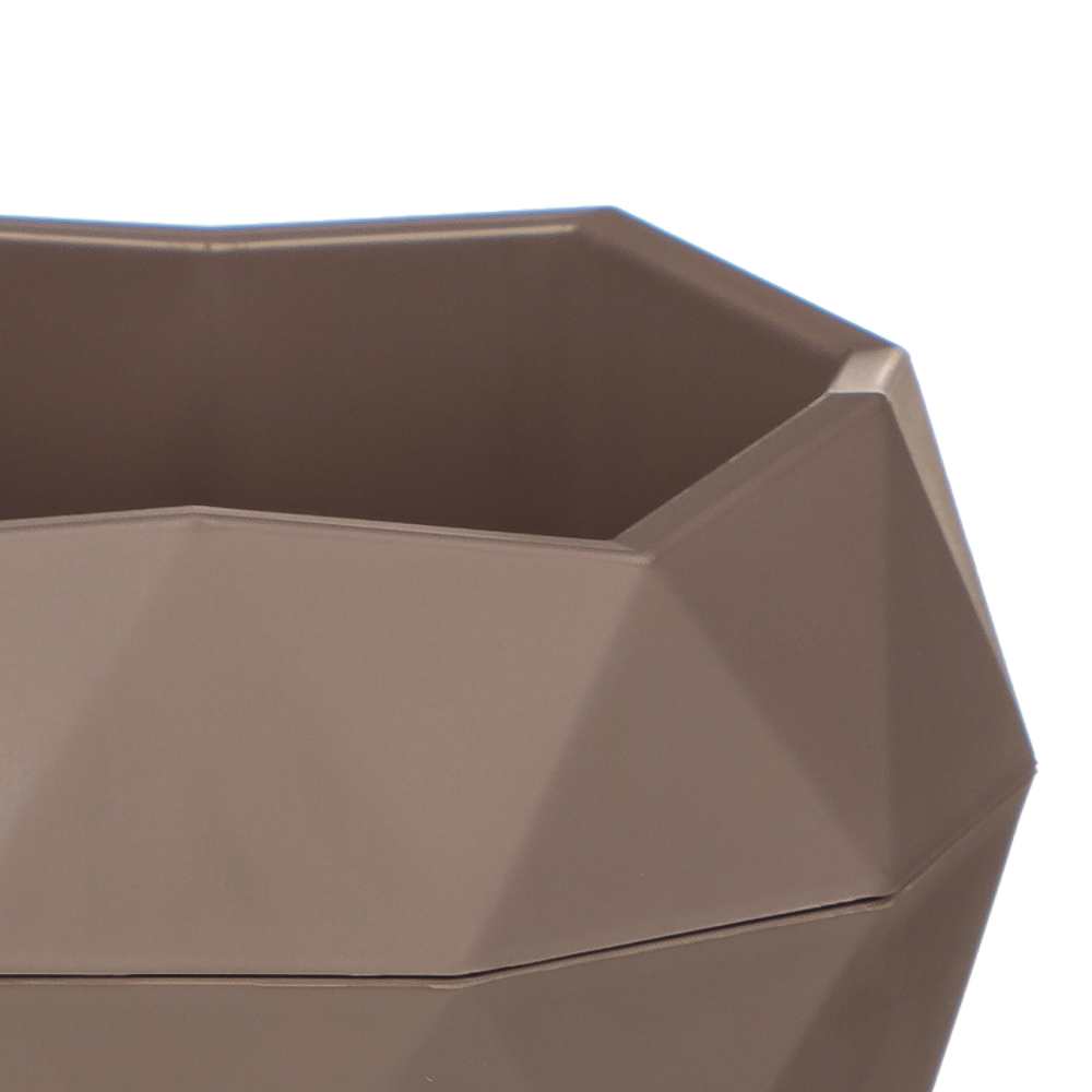 Кашпо "Топаз" 0,45л, мокко, арт.№ 164-020