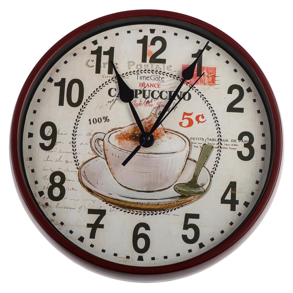 LADECOR CHRONO Часы настенные, пластик, стекло, 30см, ЧН-34, арт.№ 581-143