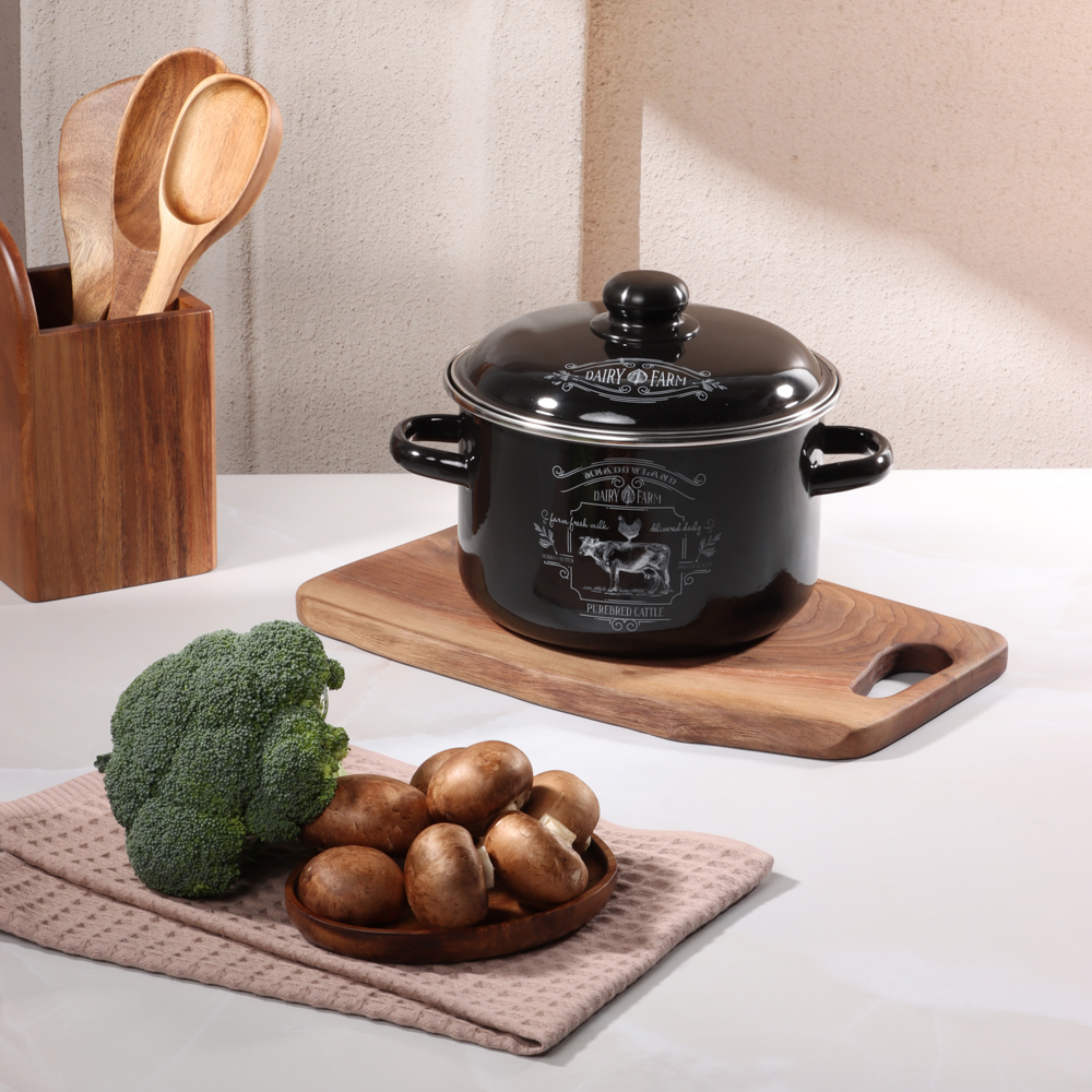 Ранчо Кастрюля эмалированная 4 л, арт.№ 894-502