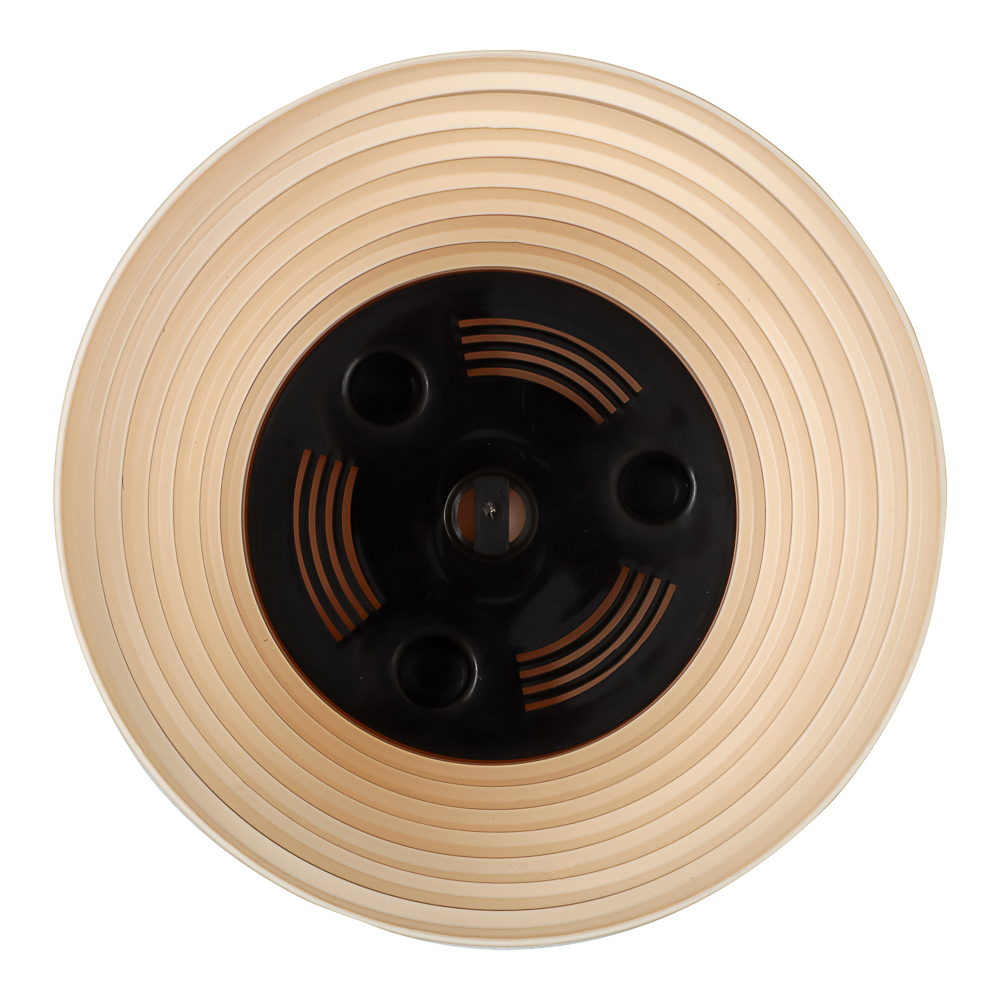 Кашпо Бархан 1,4л, d14,5см, h14см кремовый пластик, арт.№ 164-386