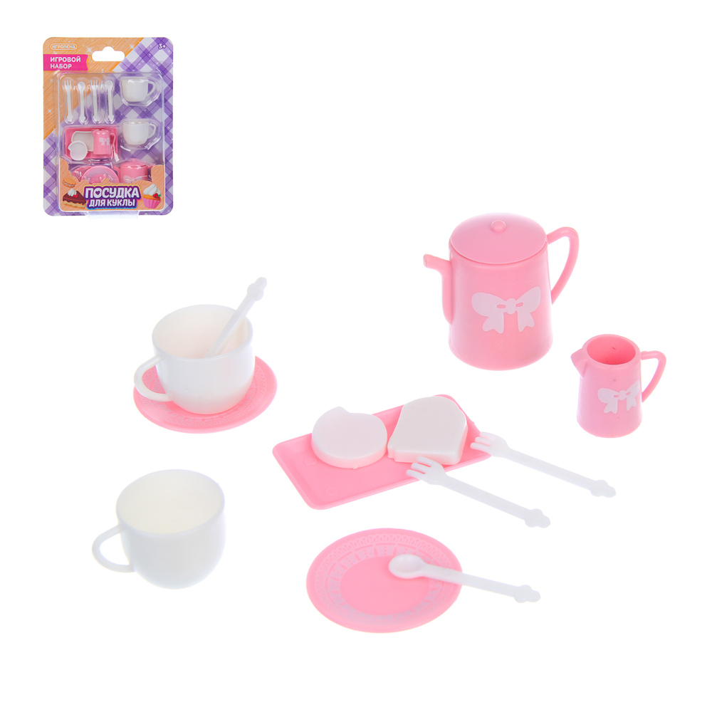 Игровой набор "Посудка для куклы", ABS, тм ИГРОЛЕНД, арт.№ 294-245