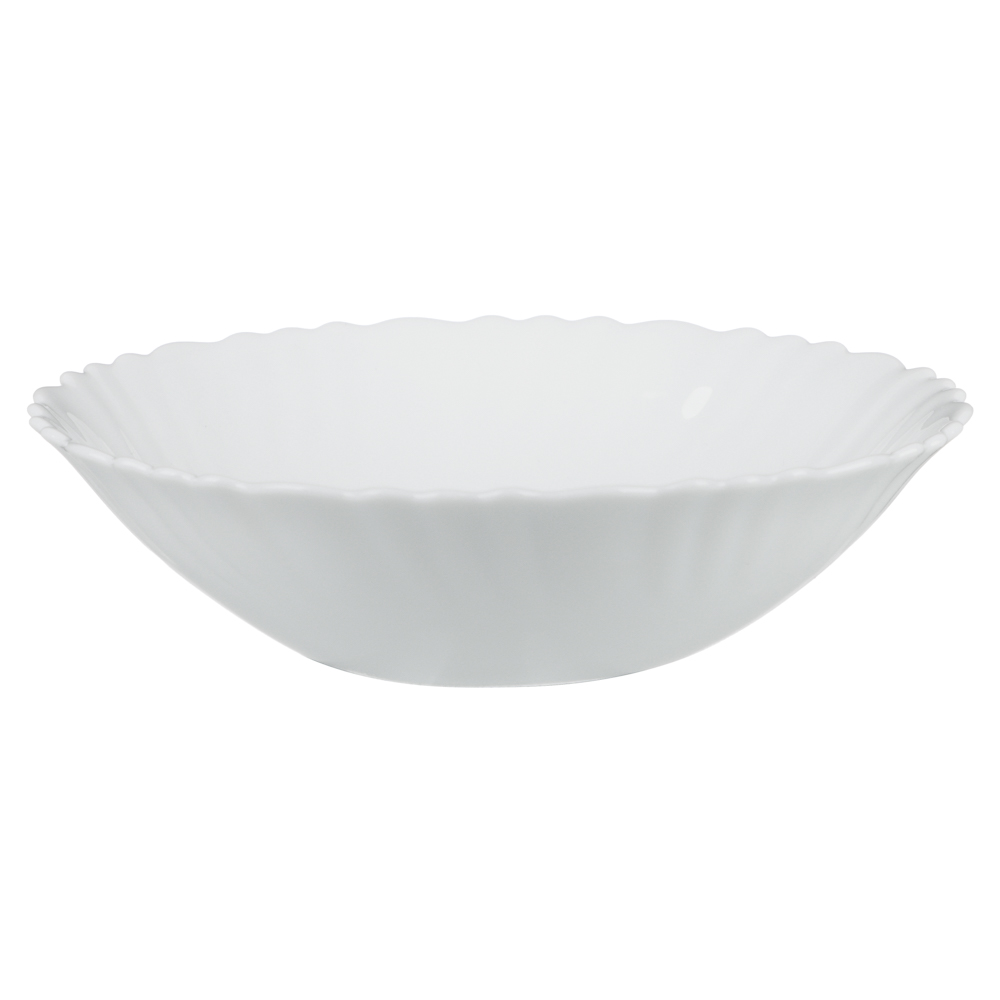 MILLIMI Бьянко Салатник, опаловое стекло, 16,5см, арт.№ 818-401