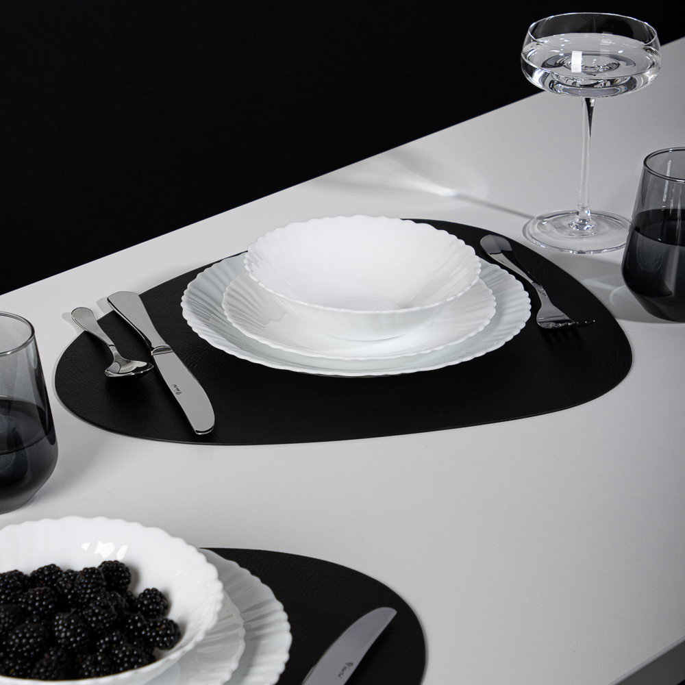 MILLIMI Бьянко Салатник, опаловое стекло, 16,5см, арт.№ 818-401