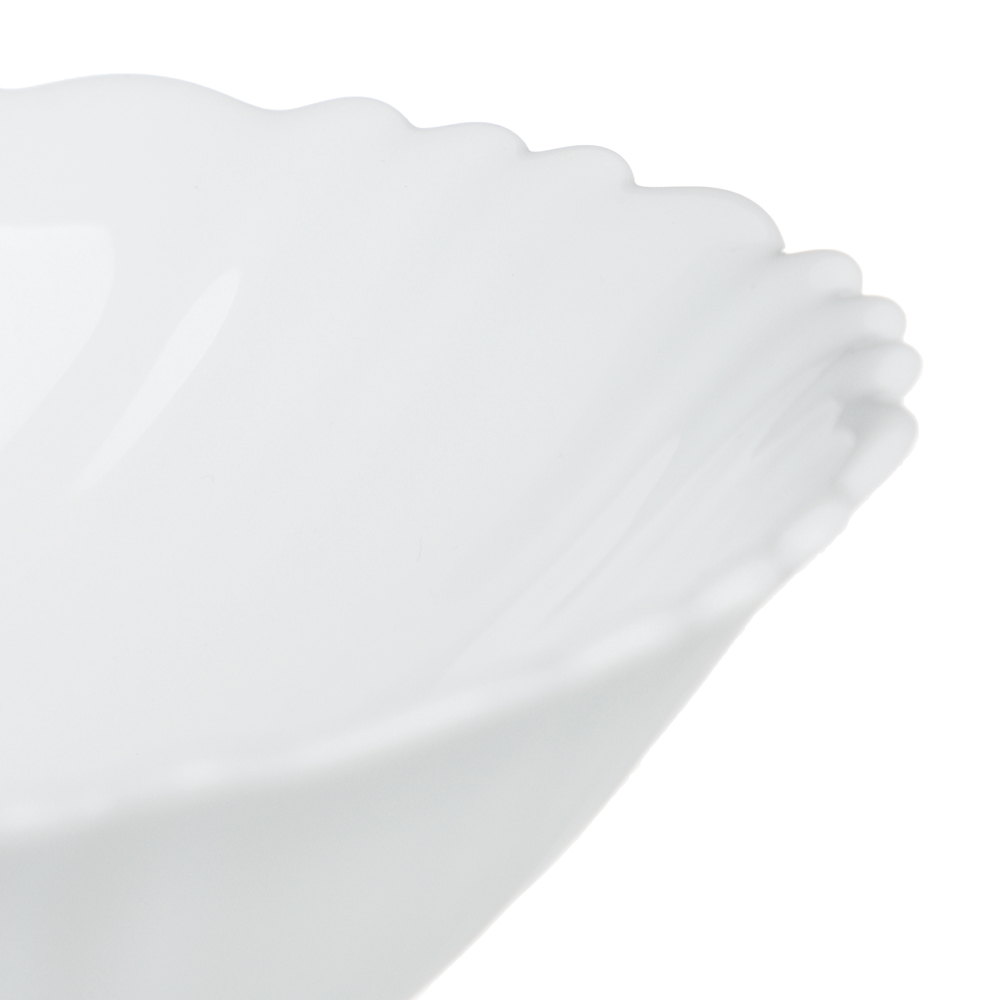 MILLIMI Бьянко Салатник, опаловое стекло, 16,5см, арт.№ 818-401