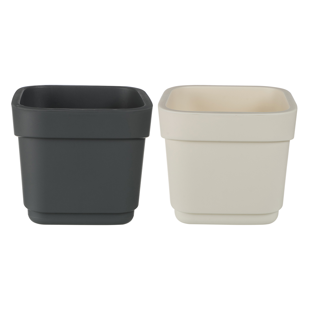 Горшок для цветов фактурный Hills 4л, d188мм, h176мм, микс цветов, арт.№ 164-415