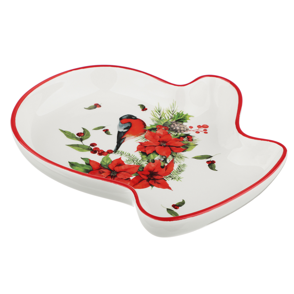 MILLIMI Винтер Блюдо в форме варежки, 20х17,5х3см, керамика, арт.№ 820-823