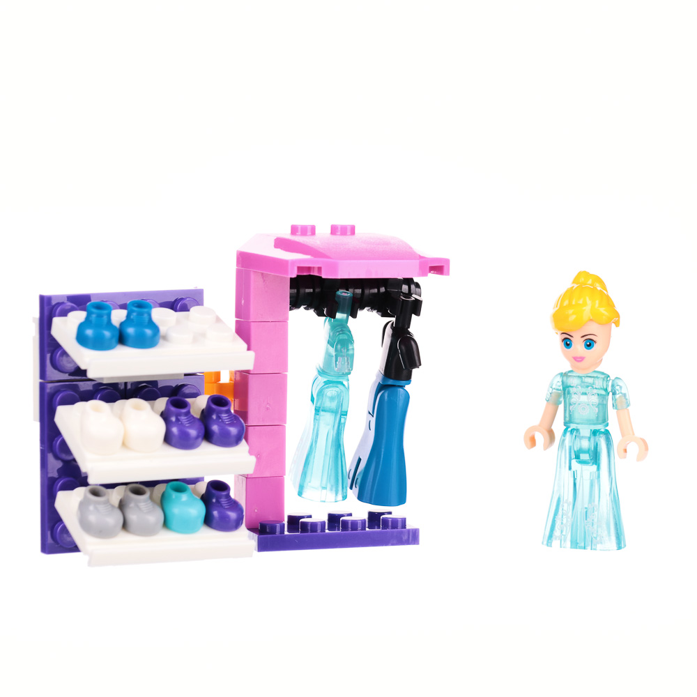 ИГРОЛЕНД Истории подружек Конструктор, 19-56 дет., ABS, 10Х7Х3СМ, 3 дизайна, арт.№ 265-539