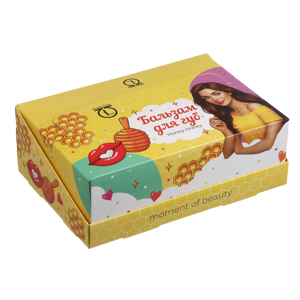 Бальзам для губ с аппликатором тм ЮНИLOOK Honey-Honey, 5 мл, арт.№ 022-198