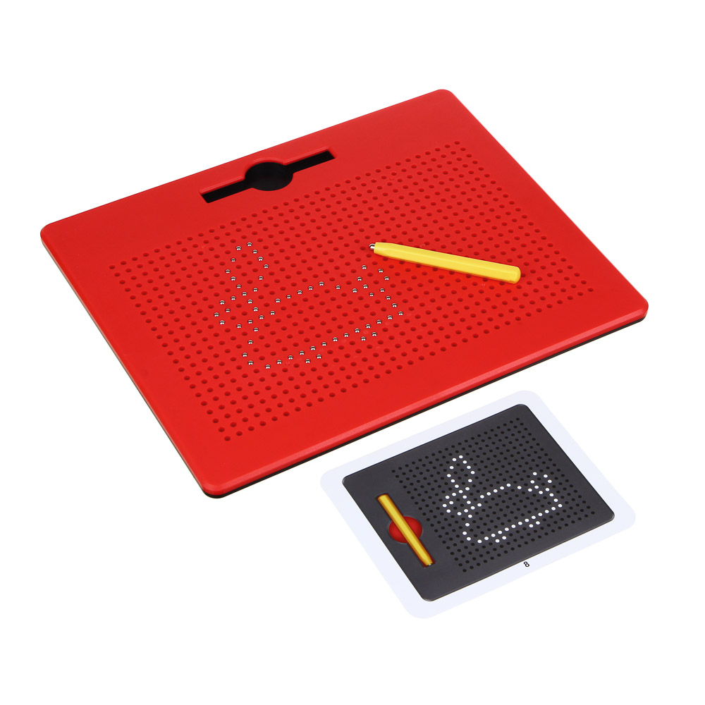 FLOMIK Планшет-мозаика, рисование магнитами, 25,8x31,5 см, магнитный держатель в комплекте, арт.№ 590-030